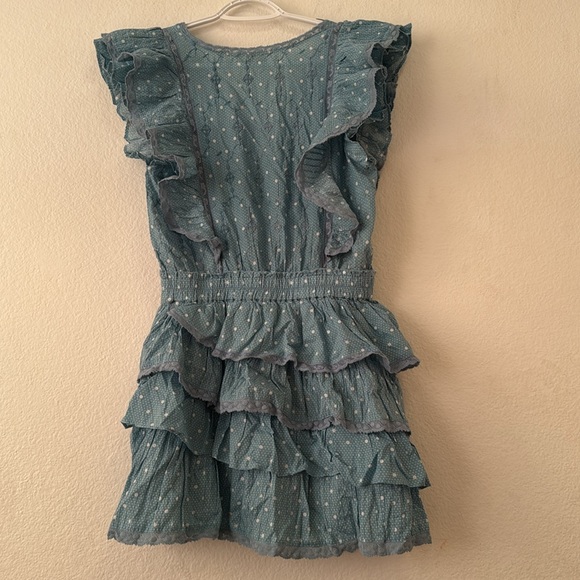 Love shack fancy Corelli Mini Dress - Blue Bonnet - Picture 9 of 9